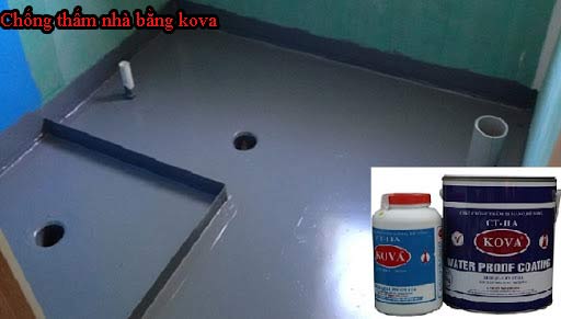 Chống thấm nhà bằng sơn kova Chống thấm nhà bằng sơn kova