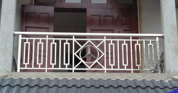 Mẫu lan can ban công inox hiện đại Mẫu lan can ban công inox hiện đại