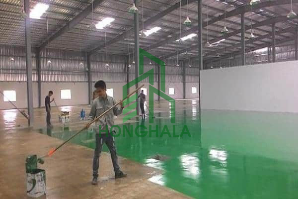 Đối với sơn hệ lăn Đối với sơn hệ lăn