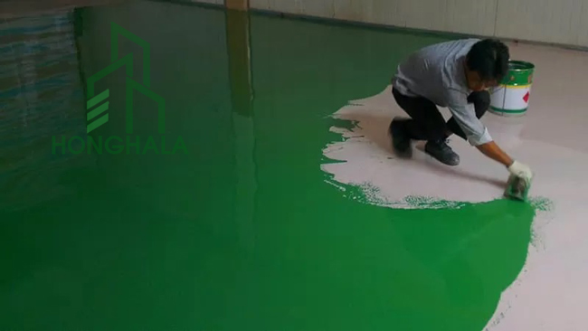 Đối với sơn hệ tự phẳng Đối với sơn hệ tự phẳng