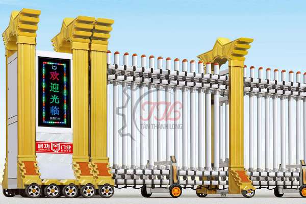 Cổng xếp nhôm nhập khẩu QG-L1601