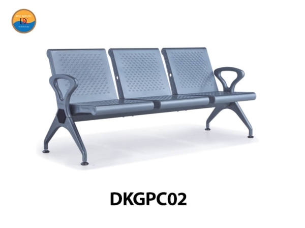 DKGPC02 | Ghế dài 3 chỗ DKF có đệm tùy chọn