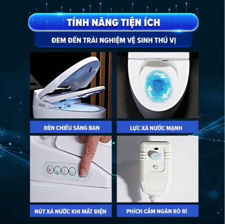 Tính năng tiện ích của bồn cầu thông minh Enic