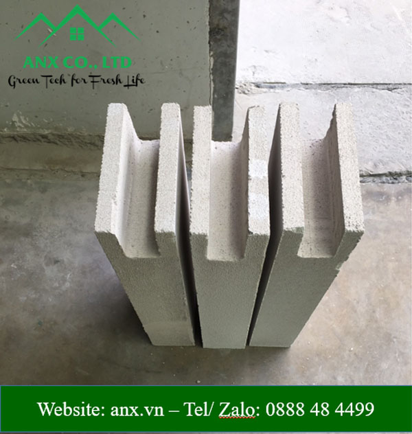 Gạch nhẹ AAC hình chữ U