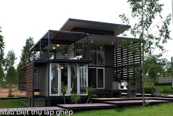 Mẫu Biệt thự lắp ghép