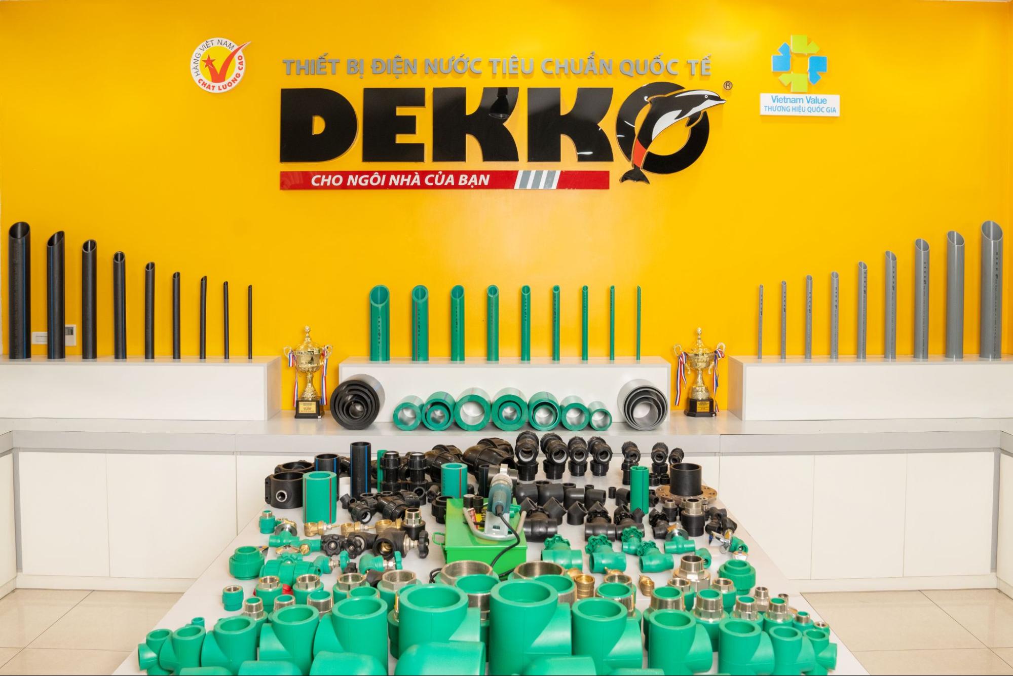 Ống nhựa PPR cùng phụ kiện do Dekko sản xuất